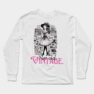 Vintage girl Long Sleeve T-Shirt